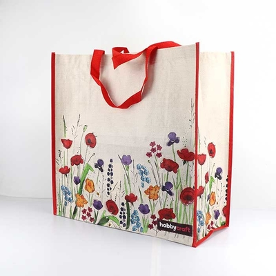 Eco 165Gsm amigável que costura a cor completa Tote Bags não tecido impresso costume dos sacos de compras