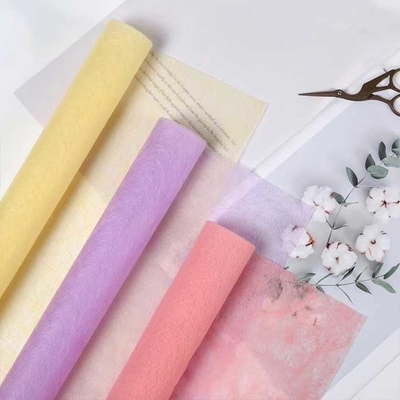Anti papel de envolvimento não tecido biodegradável não tecido da flor do material de embalagem do rasgo