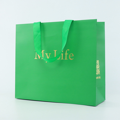 Punho feito sob encomenda de Logo Paper Bag With Rope do presente luxuoso