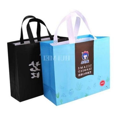 Polipropileno não tecido feito sob encomenda Tote Bags 60gsm de Spunbonded a 180gsm
