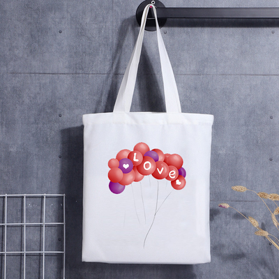 Sacola de lona ecológica impressa com logotipo reutilizável personalizável