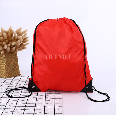Mochila não tecida reutilizável personalizada eco natal desenho animado saco de presente com cordão