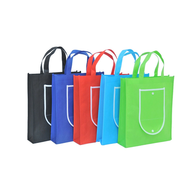 Tote Shopping Reusable Biodegradable Bag dobrável com o punho impermeável