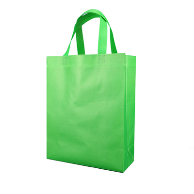 Feito sob encomenda reciclado imprimiu o saco de mantimento biodegradável não tecido do totalizador do preço do saco de compras com os sacos não tecidos cortados dos pp do punho