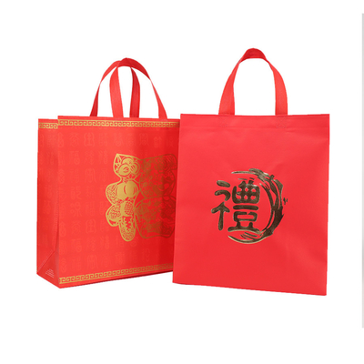Polipropileno cortado impresso Tote Shopping Bags Recycled Reusable não tecido do saco