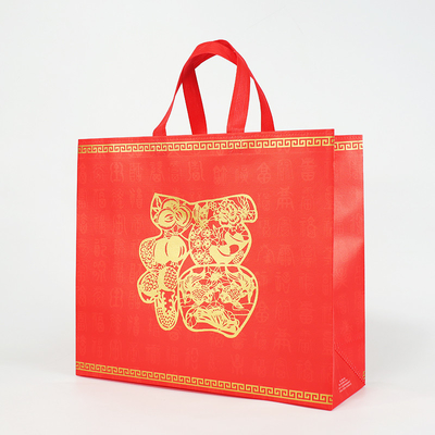 Polipropileno cortado impresso Tote Shopping Bags Recycled Reusable não tecido do saco