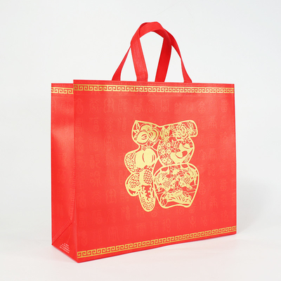 Polipropileno cortado impresso Tote Shopping Bags Recycled Reusable não tecido do saco
