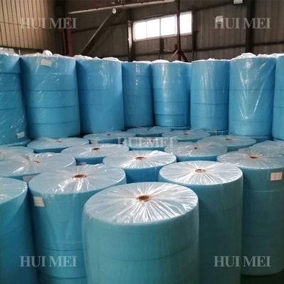 tela de tecelagem não respirável de Spunbond do polipropileno de 86cm antiencolhimento