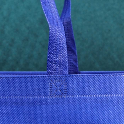 Transferência tração azul não tecida dos sacos de compras do polipropileno a anti