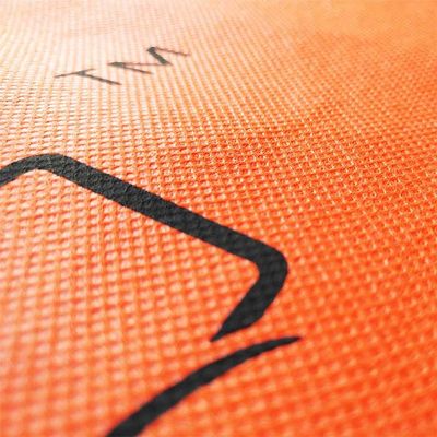 Saco de cordão impresso mantimento 110Gsm respirável com sentimento macio