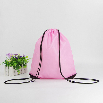 Anti roxo reusável bacteriano do saco de Eco do cordão do saco de cordão 125gsm dos PP