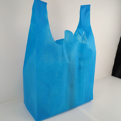 O saco não tecido biodegradável reusável da camisa do saco de compras 70gsm T encolhe resistente