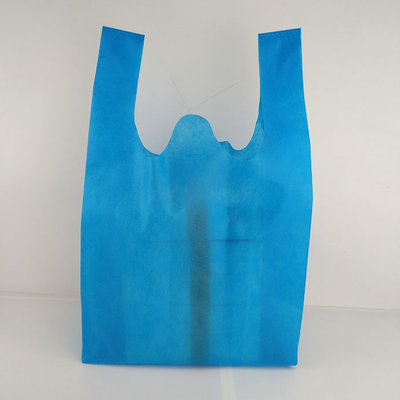 O saco não tecido biodegradável reusável da camisa do saco de compras 70gsm T encolhe resistente
