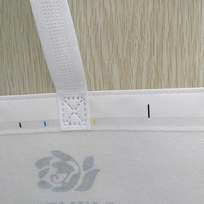 Sacos de compras da tela do polipropileno de Spunbonded 50Gsm biodegradáveis