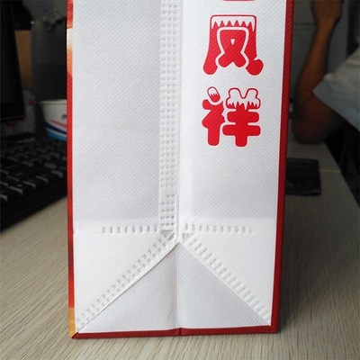 Os sacos de compras não tecidos verdes não tecidos laminados dos Pp da cor do saco usam-se para a tela Carry Bag da compra e da promoção de tecelagem não