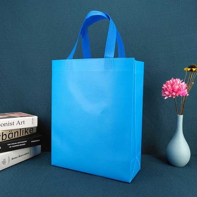 A dobradura dos sacos de compras 85gsm de Tote Reusable Promotional Non Woven laminou