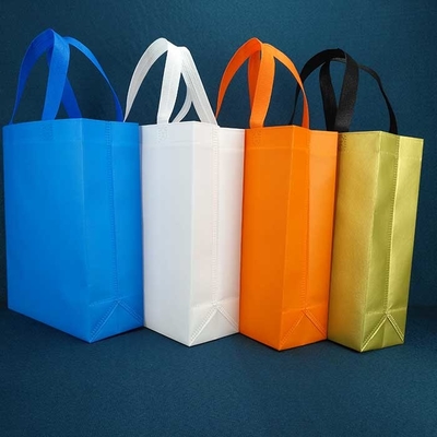 A transferência térmica não tecida a favor do meio ambiente dos sacos de compras 90gsm imprimiu