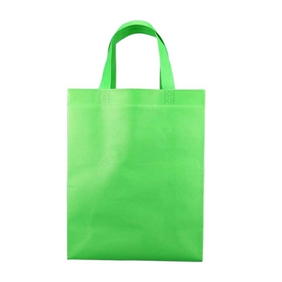 86Gsm verde reciclado imprimiu o polipropileno não tecido do Virgin dos sacos de compras