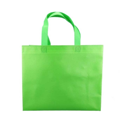 Saco não tecido não tecido relativo à promoção amigável da sapata do verde dos sacos de compras 50gsm de Eco
