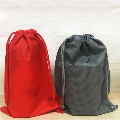 Sacos de compras 70Gsm do cordão de matéria têxtil dos PP Spunbonded não biodegradáveis