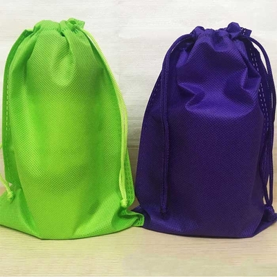 Sacos de compras 70Gsm do cordão de matéria têxtil dos PP Spunbonded não biodegradáveis