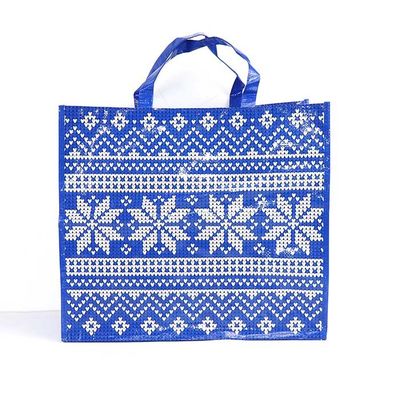 O polipropileno segurado tecido ensaca 145Gsm azul laminado para o supermercado