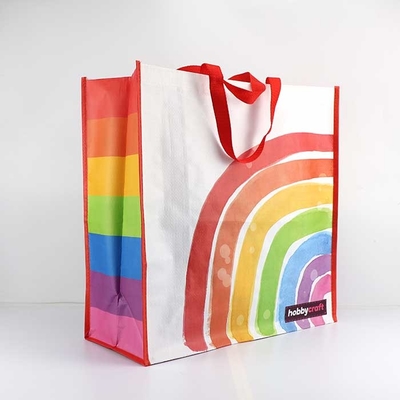 Os sacos tecidos polipropileno do Virgin da cópia do Gravure de CMYK encolhem resistente