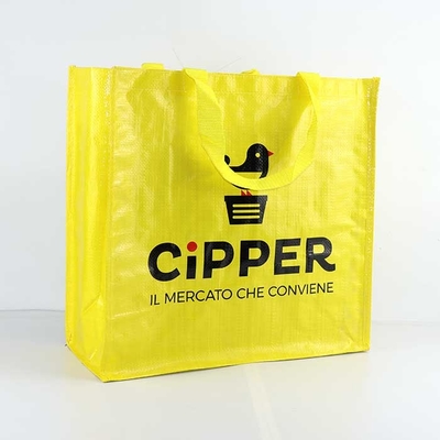 Polipropileno a favor do meio ambiente sacos tecidos reciclados para a compra