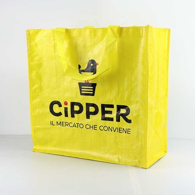 Polipropileno a favor do meio ambiente sacos tecidos reciclados para a compra