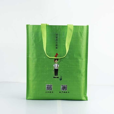 O polipropileno reusável tecido ensaca o verde segurado respirável dos sacos de 29*35cm
