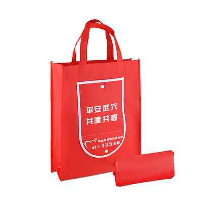 A tela de seda 96gsm laminou o costume biodegradável não tecido Tote Bags não tecido de Eco dos sacos