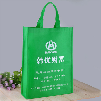 A tela de seda 96gsm laminou o costume biodegradável não tecido Tote Bags não tecido de Eco dos sacos