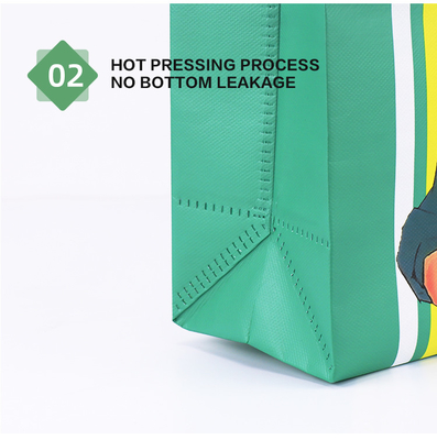 A roupa não tecida feita sob encomenda da impressão ensaca biodegradável amigável de Eco