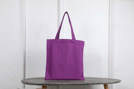 Bolsa de ombro em lona 100% algodão reutilizável com design personalizado