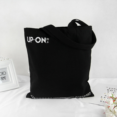 Tela que imprime grande dos sacos de compras da lona personalizado com logotipo