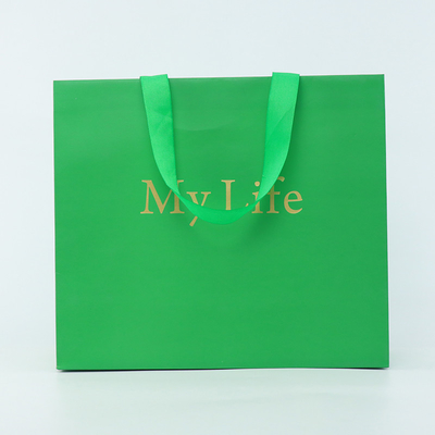 Punho feito sob encomenda de Logo Paper Bag With Rope do presente luxuoso