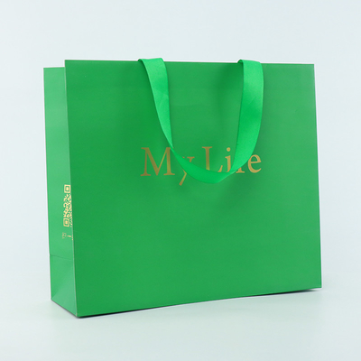 Punho feito sob encomenda de Logo Paper Bag With Rope do presente luxuoso