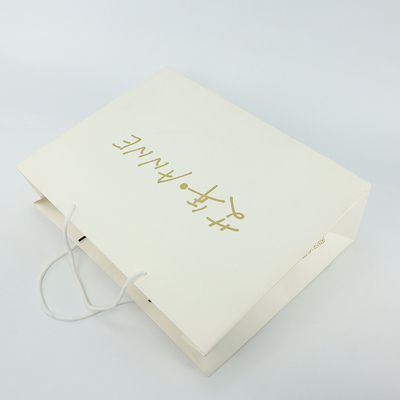 Reusável dobrável feito sob encomenda de Logo Paper Bag Shopping Packaging do portador do boutique