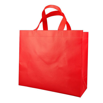 Os sacos de compras reusáveis do supermercado a favor do meio ambiente feito sob encomenda do saco reciclam o saco não tecido laminado pp do mantimento